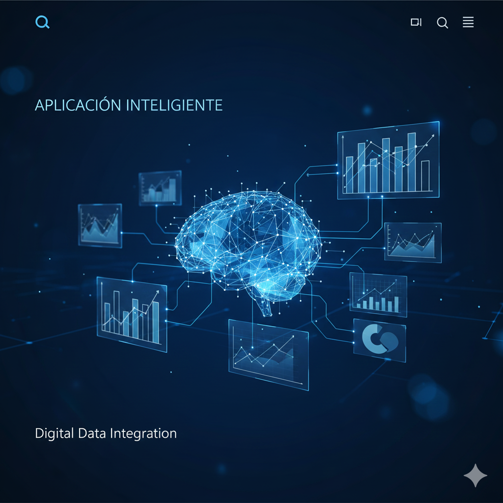 Icono de análisis o cerebro