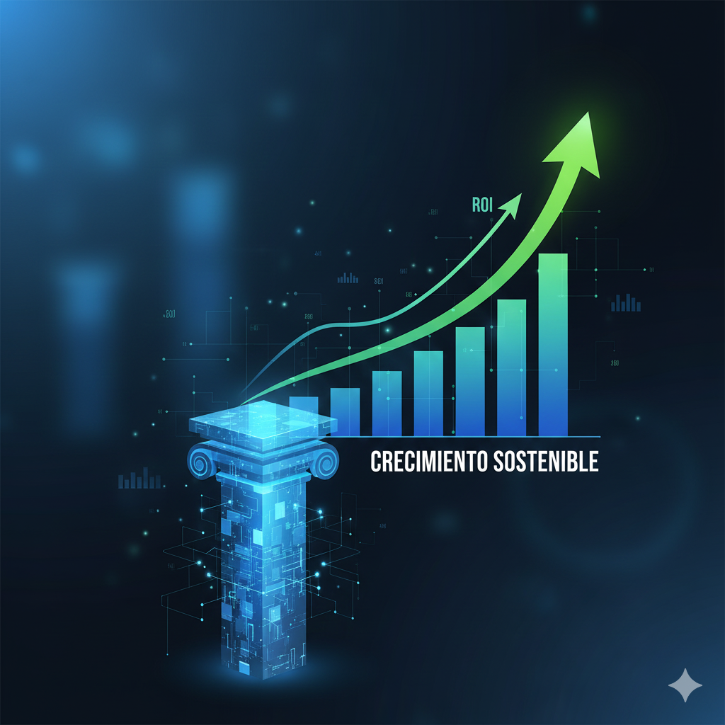 Gráficos de crecimiento y ROI